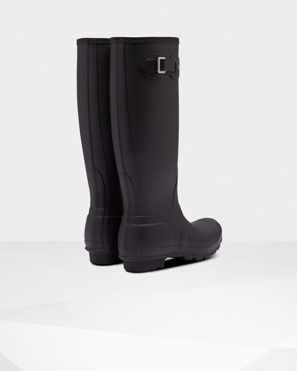 Womens Tall Rain Boots - Hunter Original Insulated (08QUOEAGI) - Black